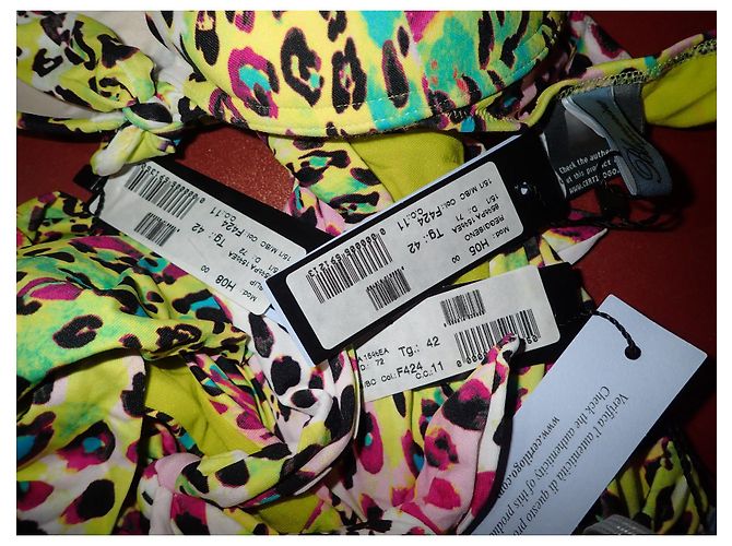 Conjunto de Bikini Blumarine Push Up Estampado Leopardo Multicolor - vista 11