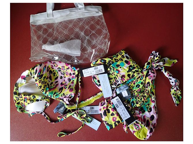 Conjunto de Bikini Blumarine Push Up Estampado Leopardo Multicolor - vista 13