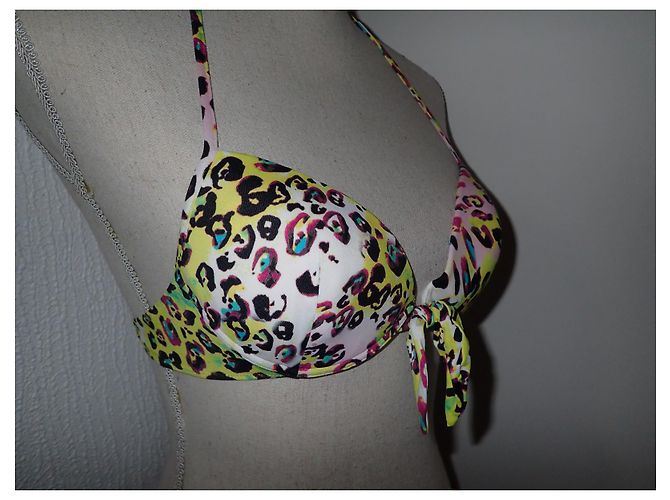 Conjunto de Bikini Blumarine Push Up Estampado Leopardo Multicolor - vista 7