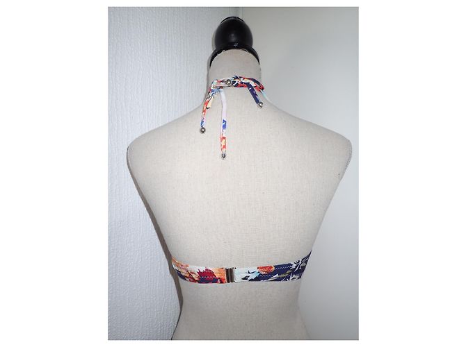 Autre Marque Set Bikini Floreale e Abito da Spiaggia Multicolore - vista 10