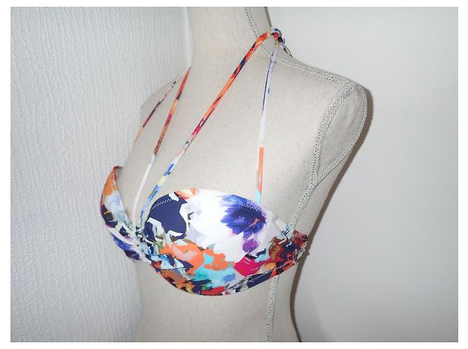 Autre Marque Set Bikini Floreale e Abito da Spiaggia Multicolore - vista 11
