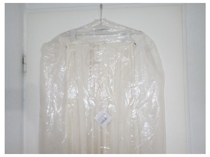 Vestido de praia plissado La Perla Thar Marfim Fora de branco - vista 11