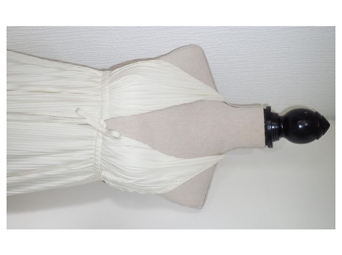 Vestido de praia plissado La Perla Thar Marfim Fora de branco - vista 2