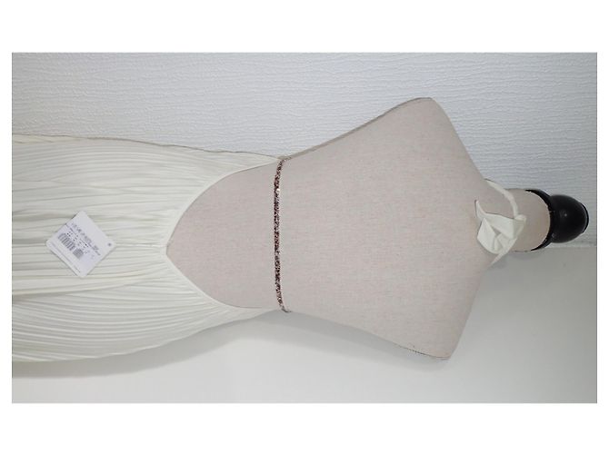 Vestido de praia plissado La Perla Thar Marfim Fora de branco - vista 6