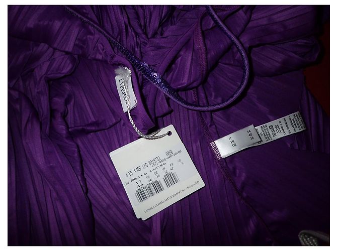 La Perla Thar Kleid Violett mit Pailletten Lila - Ansicht 11