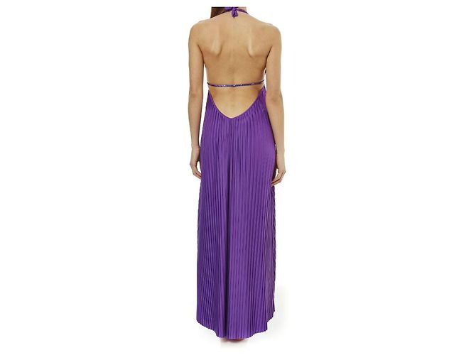 La Perla Thar Kleid Violett mit Pailletten Lila - Ansicht 14