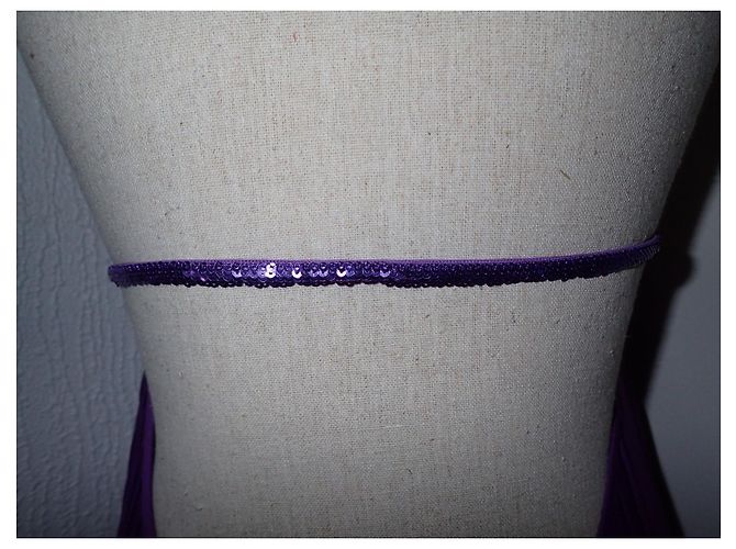 La Perla Thar Kleid Violett mit Pailletten Lila - Ansicht 6