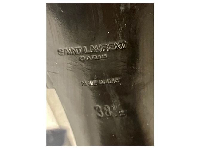 Saint Laurent Tribute-Heels aus Lackleder Schwarz - Ansicht 12