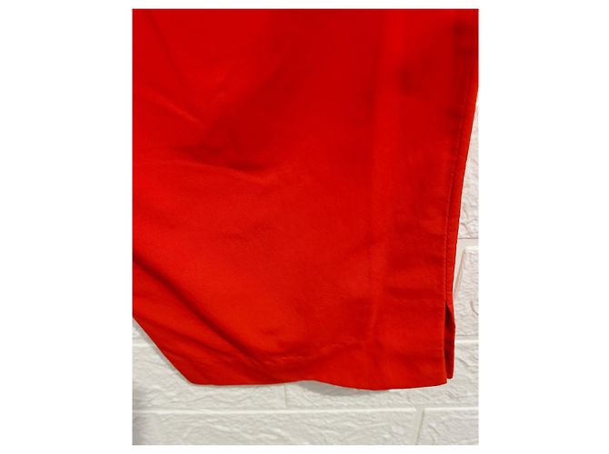 Pantalones rojos Kenzo de algodón Roja - vista 3