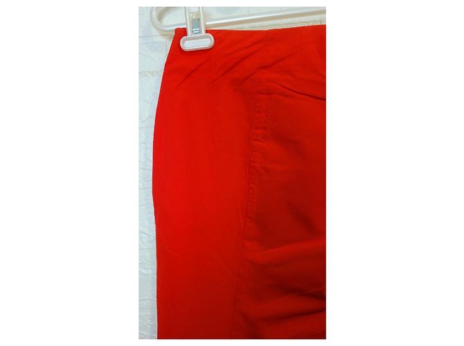 Pantalones rojos Kenzo de algodón Roja - vista 5