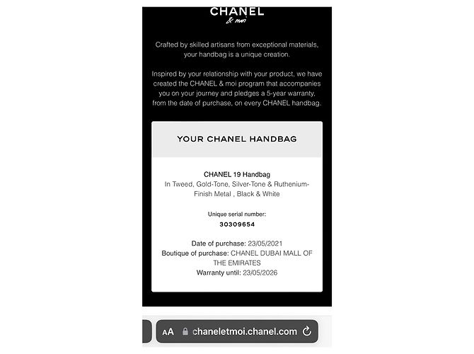 Chanel preto e branco tweed acolchoado Chanel médio 19 Aba - vista 5