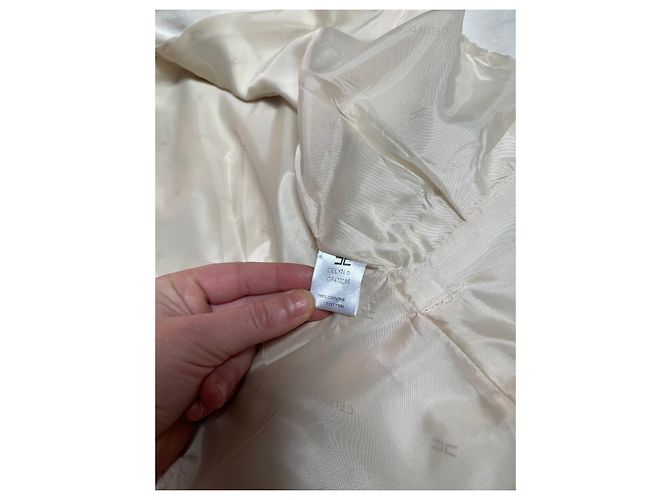 Autre Marque Blazer Celyn B by Elisabetta Franchi de algodón beige crema - vista 13