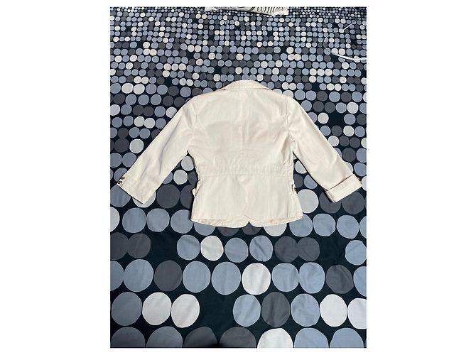 Autre Marque Blazer Celyn B by Elisabetta Franchi de algodón beige crema - vista 16
