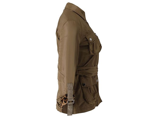 Dolce & Gabbana Safari-Jacke aus braunem Polyester Beige - Ansicht 2