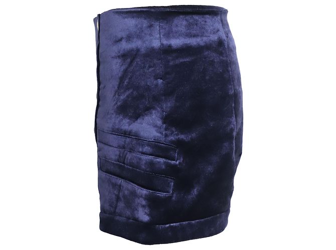 Giacca militare Pierre Balmain e pantaloncini in velluto blu - vista 5
