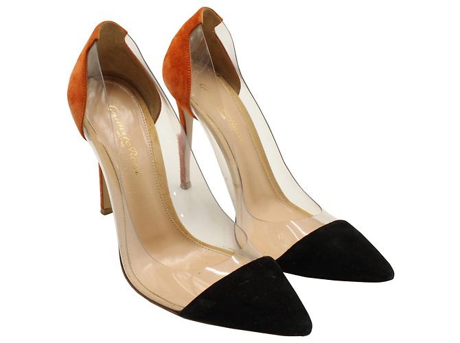 Gianvito Rossi Tacchi Plexi in PVC Multicolor Multicolore - vista 3