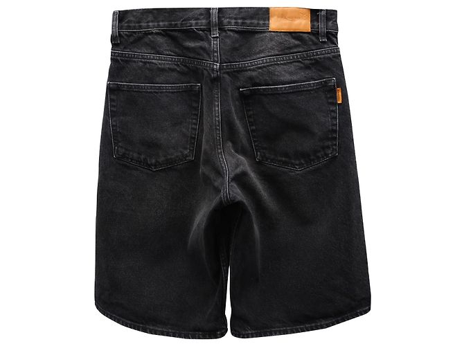 Sandro Paris Walking Shorts de denim de algodón negro - vista 2