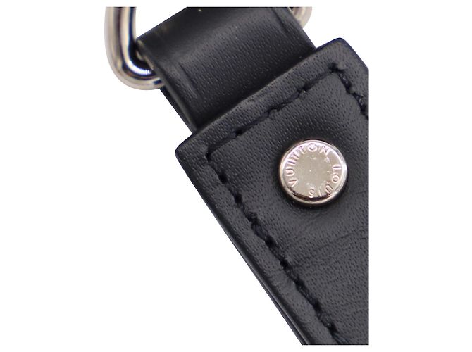 Louis Vuitton Alpha Clutch in Damier Graphite Grey Leather Black - view 10