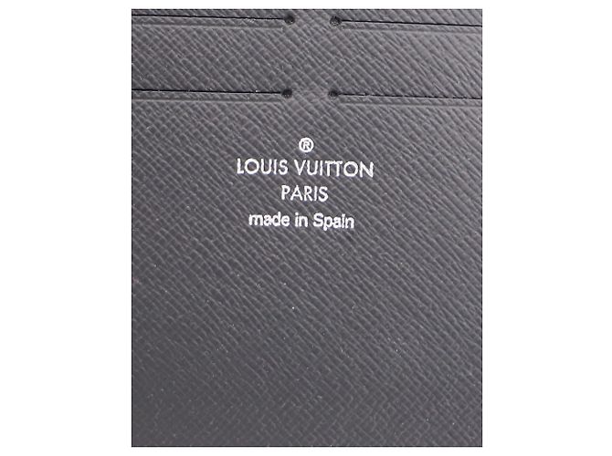 Louis Vuitton Alpha Clutch in Damier Graphite Grey Leather Black - view 11
