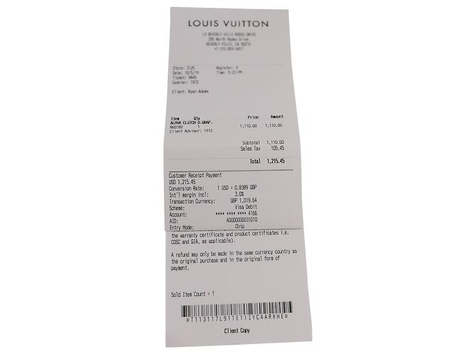 Louis Vuitton Alpha Clutch in Damier Graphite Grey Leather Black - view 15