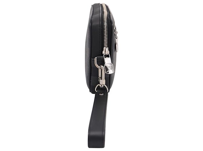 Louis Vuitton Alpha Clutch in Damier Graphite Grey Leather Black - view 2