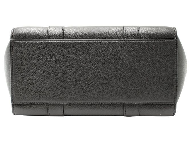 Bayswater con cerniera Mulberry in pelle a grana classica nera - vista 7