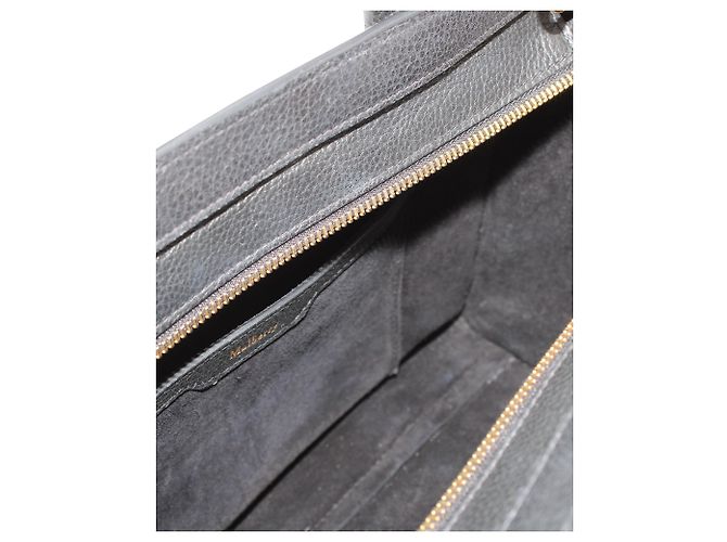Bayswater con cerniera Mulberry in pelle a grana classica nera - vista 8