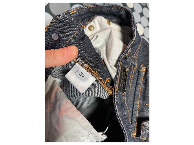 Autre Marque Jeans Elisabetta Franchi Taglio Dritto Blu Cotone Blu navy Blu scuro - vista 14