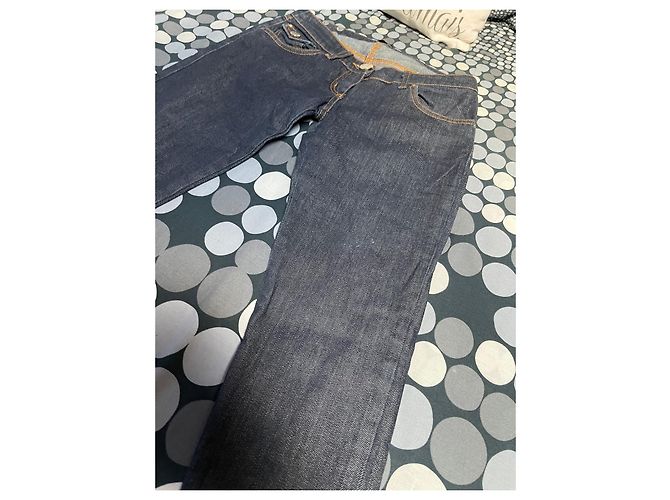 Autre Marque Jeans Elisabetta Franchi Taglio Dritto Blu Cotone Blu navy Blu scuro - vista 3