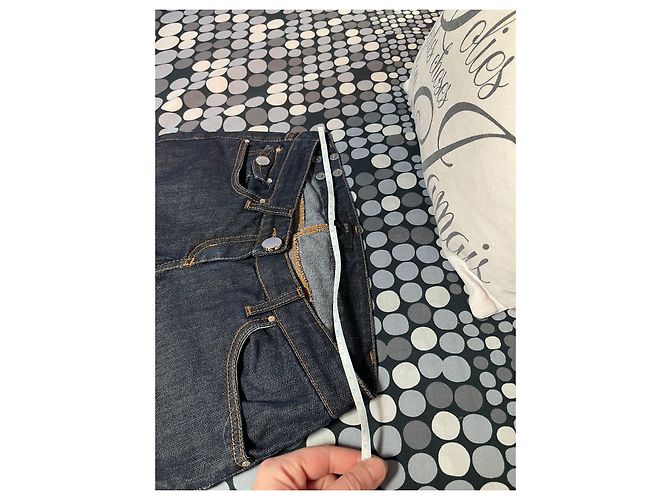 Autre Marque Jeans Elisabetta Franchi Taglio Dritto Blu Cotone Blu navy Blu scuro - vista 7