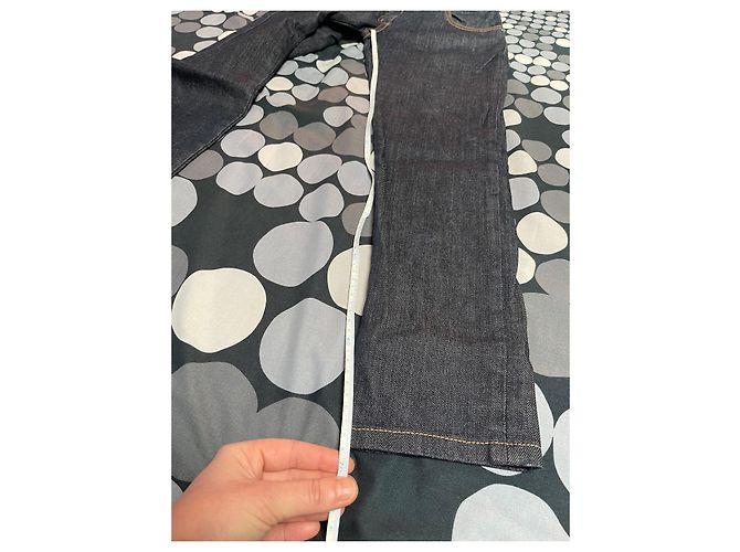 Autre Marque Jeans Elisabetta Franchi Taglio Dritto Blu Cotone Blu navy Blu scuro - vista 9