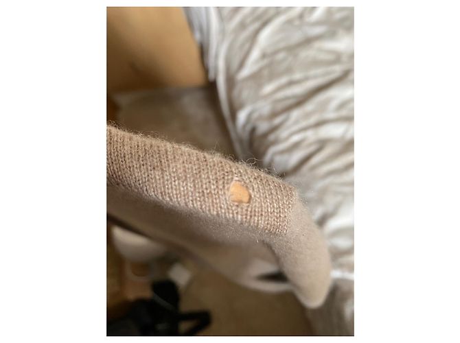 Ermenegildo Zegna Kaschmir Pullover V Ausschnitt Beige - Ansicht 7
