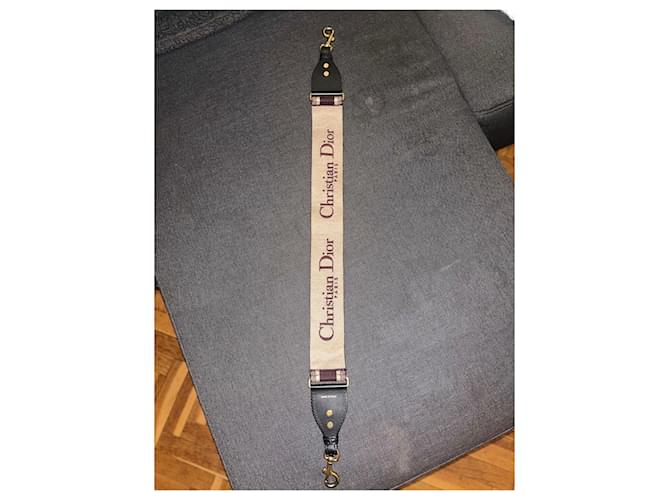 Dior-Schulterriemen mit Ringen Bordeaux - Ansicht 3