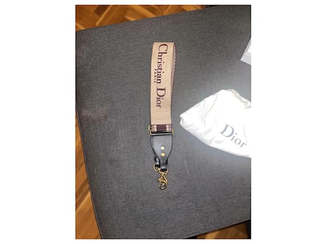 Dior-Schulterriemen mit Ringen Bordeaux - Ansicht 4