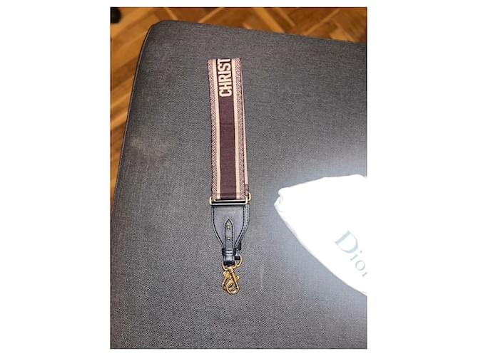 Dior-Schulterriemen mit Ringen Bordeaux - Ansicht 6