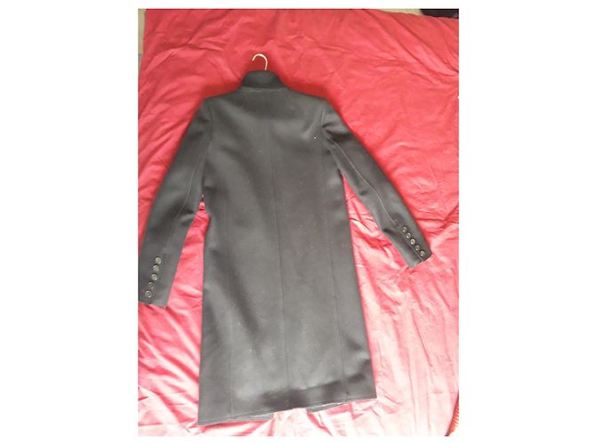 Autre Marque Cappotto in lana nero IRFÉ - vista 3