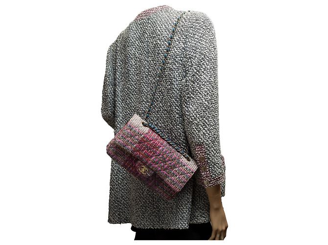 Sac Chanel Timeless/Classic Tweed Multicolor - 101137 Multiple colors - view 11