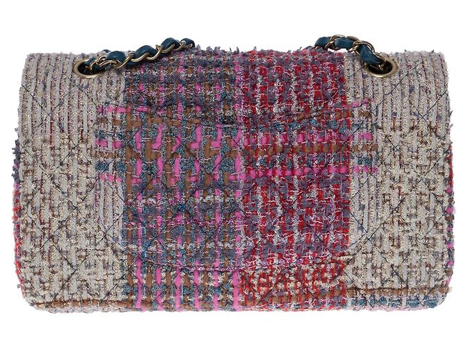 Sac Chanel Timeless/Classic Tweed Multicolor - 101137 Multiple colors - view 3
