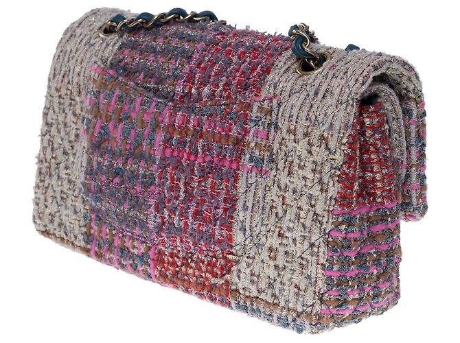 Sac Chanel Timeless/Classic Tweed Multicolor - 101137 Multiple colors - view 5
