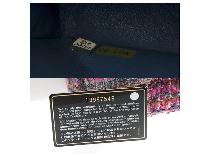 Sac Chanel Timeless/Classic Tweed Multicolor - 101137 Multiple colors - view 7