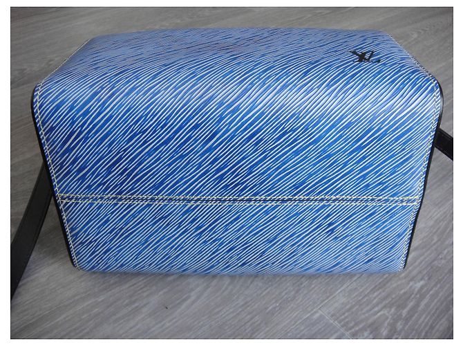 Speedy Louis Vuitton Schneller Schultergurt 25 blaues Denim-Epi-Leder - Ansicht 5