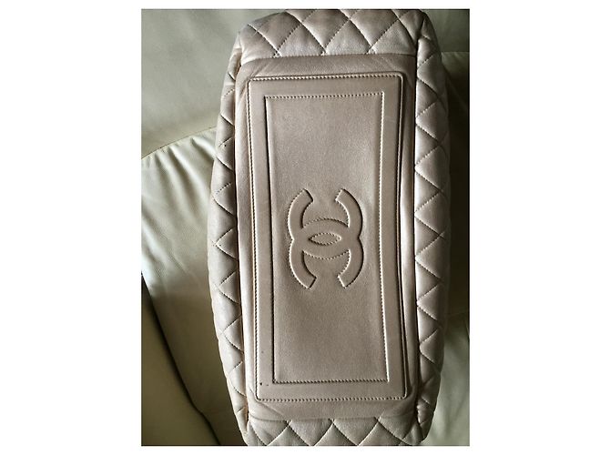 BORSA CHANEL COCO COCOON IN PELLE CHAMPAGNE ORO CHIARO D'oro - vista 2