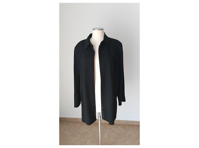 Elena Miró Strickjacke Schwarz aus Wolle und Polyester - Ansicht 6