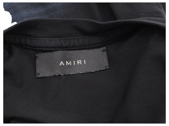 Maglietta Amiri Rainbow Dove in cotone nero - vista 4