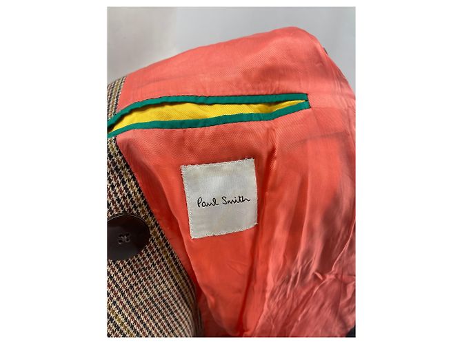 Abrigos Paul Smith T.FR 40 Lana Castaño - vista 4