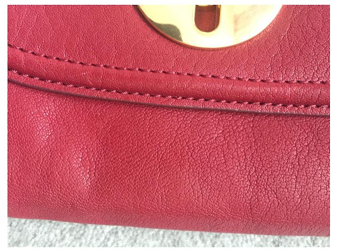Borsa a mano See by Chloé Loïs in pelle rossa con catena Rosso - vista 6