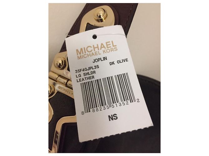 Borsa Michael Kors in camoscio kaki Cachi - vista 4