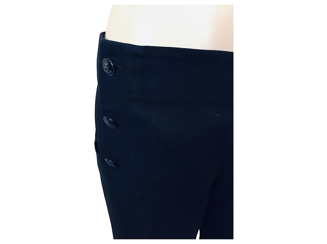 Zapa Gerade Hose Marineblau - Ansicht 2