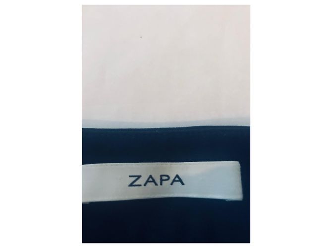 Zapa Gerade Hose Marineblau - Ansicht 4