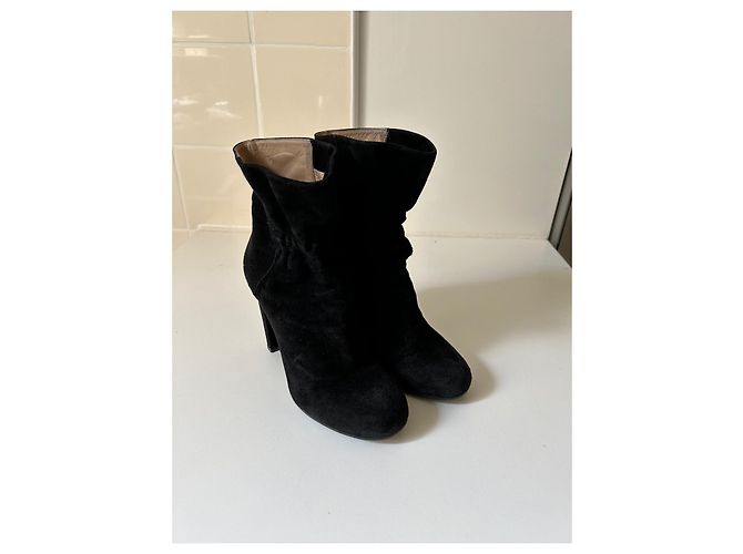 Stivaletti Chloé in camoscio nero - vista 2